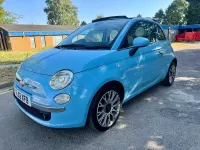 Used Fiat 500C Lounge 2012 Blue Cabriolet