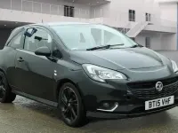 Used Vauxhall Corsa Edition 70 HP (51 kW) 2015 Black Hatchback
