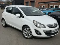 Used Vauxhall Corsa Excite 75 HP (55 kW) 2014 White Hatchback
