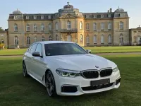 Used BMW M550 Comfort Edition 400 HP (294 kW) 2020 White Sedan