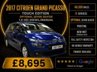 Used Citroën Grand C4 Picasso Touch 2017 Blue MPV