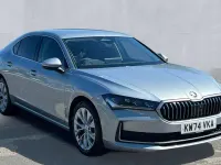 Used Skoda Superb SE L 150 HP (110 kW) 2025 Pebble silver metallic Hatchback