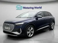 Used Audi Q4 e-tron S-Line 150 kW (204 HP) 2021 Blue SUV