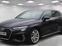 Used Audi A3 Sportback S-Line 2022 Black Hatchback
