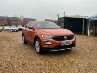 Used VW T-Roc SE 115 HP (84 kW) 2018 Orange SUV