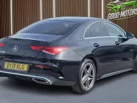 Used Mercedes CLA200 AMG line 163 HP (119 kW) 2021 Black Coupe