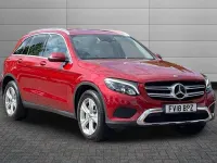 Used Mercedes GLC220 170 HP (125 kW) 2018 Red Estate