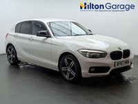 Used BMW 118 Sport Line 2018 White Hatchback