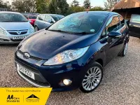 Used Ford Fiesta Titanium 96 HP (70 kW) 2011 Blue Hatchback