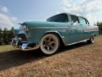 Used Chevrolet Bel Air 1955 White/blue Sedan