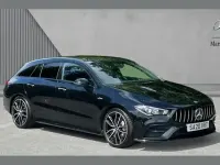 Used Mercedes CLA35 AMG Premium 301 HP (221 kW) 2020 Black Coupe