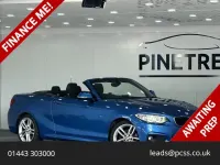 Used BMW 220 M Sport 190 HP (139 kW) 2016 Blue Cabriolet