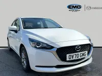 Begagnad Mazda 2 75 HK (55 kW) 2020 Vit Halvkombi