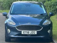 Usado Ford Fiesta Titanium 100 HP (73 kW) 2018 Azul Citadino