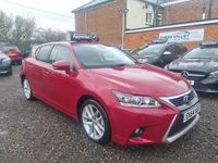 Used Lexus CT200h 136 HP (100 kW) 2014 Red Hatchback