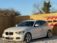 Used BMW 118 M Sport 170 HP (125 kW) 2014 White Hatchback