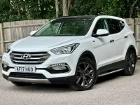 Used Hyundai Santa Fe Edition 200 HP (147 kW) 2017 White SUV