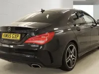 Usado Mercedes CLA220 AMG 177 CV (130 kW) 2016 Negro Berlina