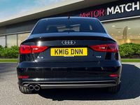 Begagnad Audi A3 S-Line 150 HK (110 kW) 2016 Svart Sedan