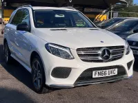 Used Mercedes GLE250 AMG line 204 HP (150 kW) 2016 White SUV