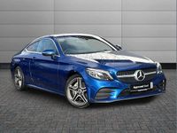 Used Mercedes C200 AMG line 180 HP (132 kW) 2023 Blue Coupe