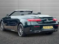 Used Mercedes E220 AMG Line Premium Plus 194 HP (142 kW) 2020 Green Cabriolet