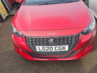 Used Peugeot 208 Allure Premium 75 HP (55 kW) 2020 Red Hatchback