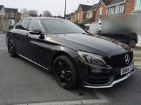 Used Mercedes C250 AMG Line Premium 2014 Black Sedan