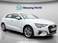 Begagnad Audi A3 Sportback Sport 2023 Vit Halvkombi