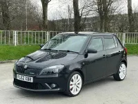 Used Skoda Fabia vRS 180 HP (132 kW) 2012 Black Hatchback
