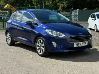 Used Ford Fiesta Zetec 100 HP (73 kW) 2017 Blue Hatchback