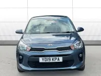 Used Kia Rio 83 HP (61 kW) 2019 Blue Hatchback