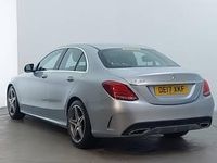Used Mercedes C220 AMG line 170 HP (125 kW) 2017 Silver Sedan