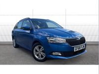 Used Skoda Fabia SE 95 HP (69 kW) 2018 Blue Estate