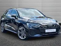 New Audi A3 Sportback S-Line 201 HP (147 kW) 2026 Mythos black Hatchback
