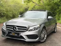 Used Mercedes C220 AMG Line Premium 170 HP (125 kW) 2015 Silver Estate