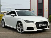 Used Audi TT S-Line 184 HP (135 kW) 2015 White Coupe