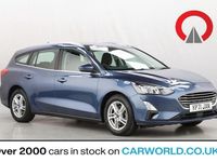 Used Ford Focus Zetec 125 HP (91 kW) 2021 Blue Estate