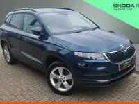 Used Skoda Karoq 110 HP (80 kW) 2018 Lava blue metallic SUV