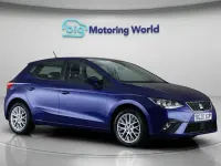 Used Seat Ibiza SE Technology 95 HP (69 kW) 2020 Blue Hatchback