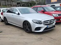 Begagnad Mercedes E220 AMG line 194 HK (142 kW) 2017 Silver Sedan