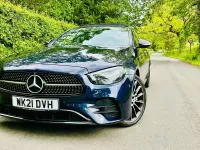 Used Mercedes E400 AMG line 2021 Blue Sedan