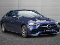 Used Mercedes C200 AMG line 221 HP (162 kW) 2025 Blue Sedan