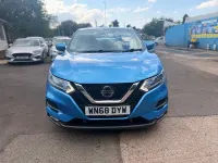 Used Nissan Qashqai Acenta Premium 2018 Blue SUV