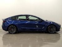 Used Tesla Model 3 Performance 461 kW (627 HP) 2021 Blue Sedan