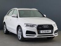 Used Audi Q3 S-Line 180 HP (132 kW) 2018 White SUV