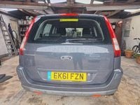 Used Ford Fusion Zetec 2011 Blue Hatchback
