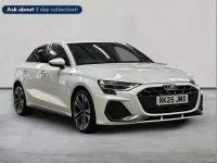 New Audi A3 S-Line 150 HP (110 kW) 2025 White Hatchback
