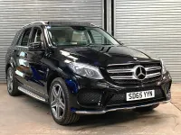 Used Mercedes GLE250 AMG Line Premium 204 HP (150 kW) 2015 Black SUV