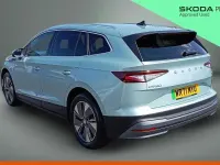 Used Skoda Enyaq iV Suite 147 kW (200 HP) 2022 Arctic silver metallic SUV